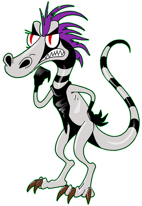 Marshall is a Coelurosaurus with craze for greatness, thinks he can be more evil and bully as Fercus, but averyone knows the truth.