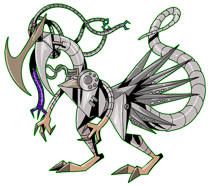 The Great Eagle is one of the many robots that rules the School. It don't have a genre, since it's a robot, but it's voice resemble a female dinosaur. It is pure evil.