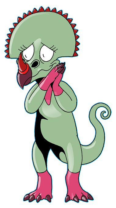 Abigal is married with Kylu. She have a huge love for his adoptive son, Dusky. She is a Triceratops, despites having just one horn.