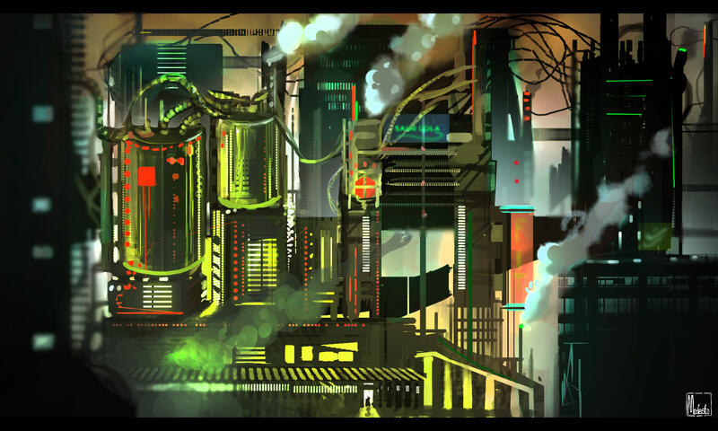 Concept art of Faneria (the planet) made by Jefferson Modesto.