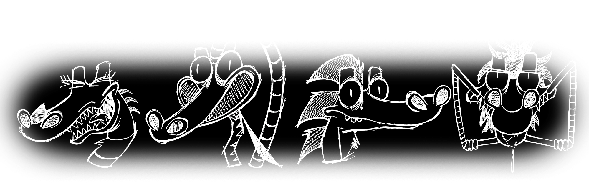 The main dinosaurs.